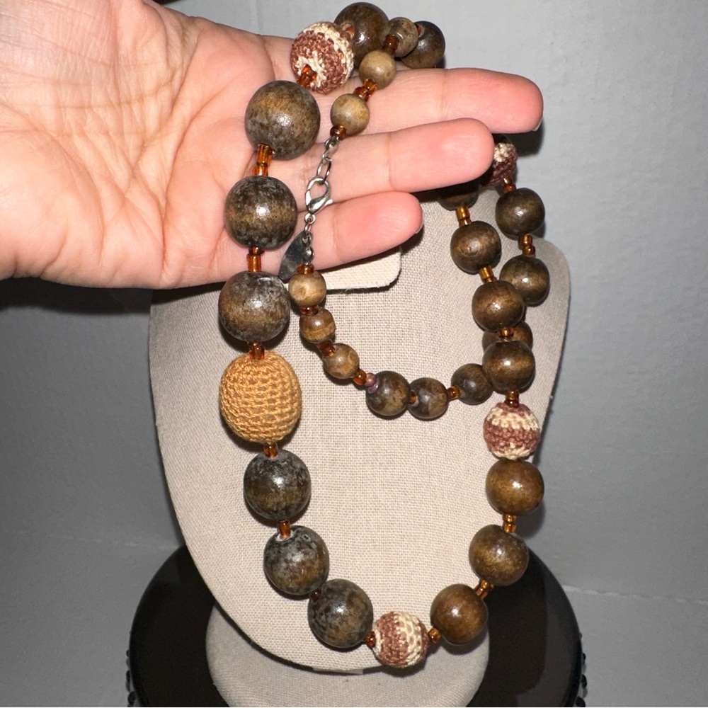 Chunky Earthy Boho Necklace